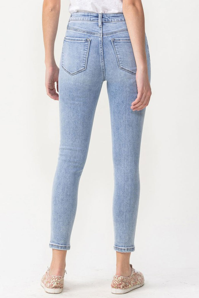 Lovervet Full Size Talia High Rise Crop Skinny Jeans - Scarlet Avenue