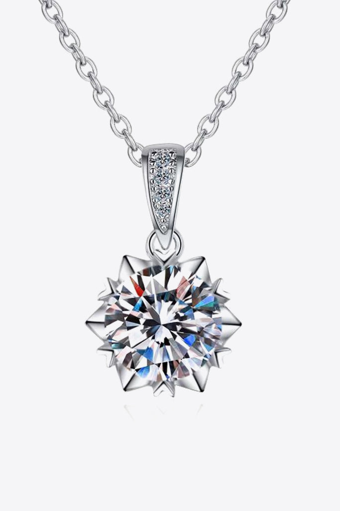 Looking At You 2 Carat Moissanite Pendant Necklace - Scarlet Avenue
