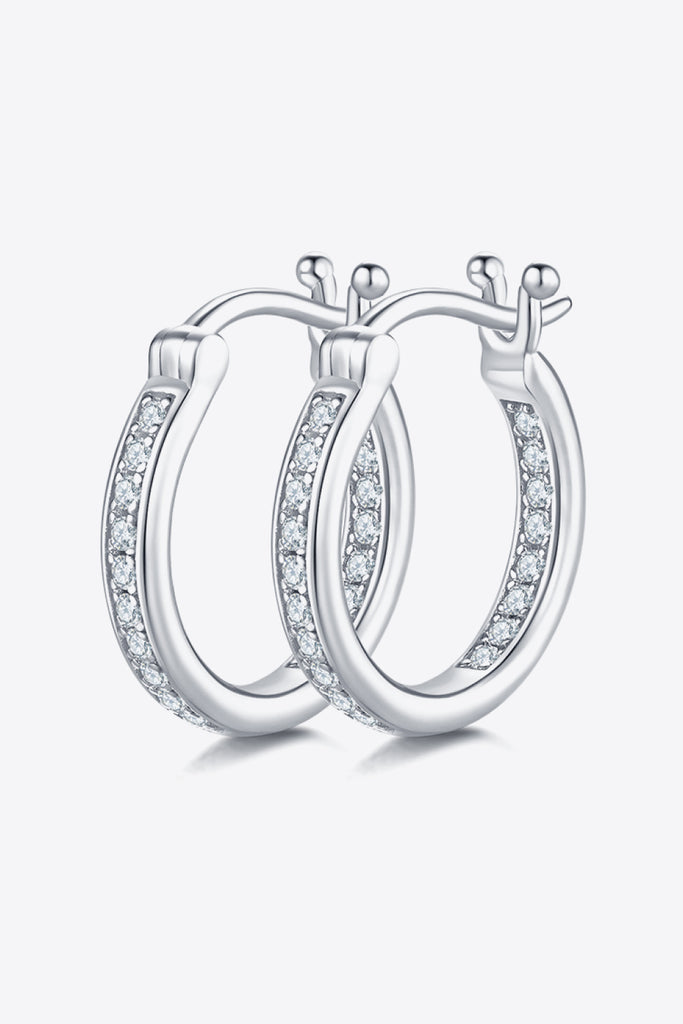 Moissanite 925 Sterling Silver Earrings - Scarlet Avenue
