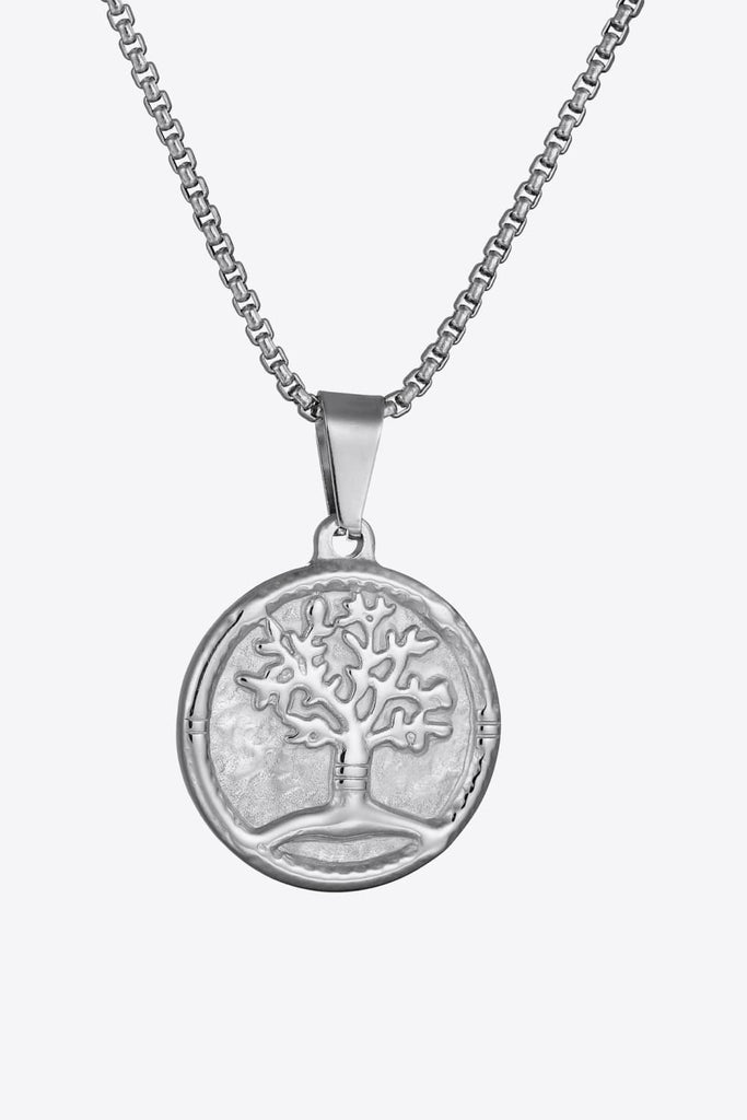 Tree Of Life Pendant Stainless Steel Necklace - Scarlet Avenue