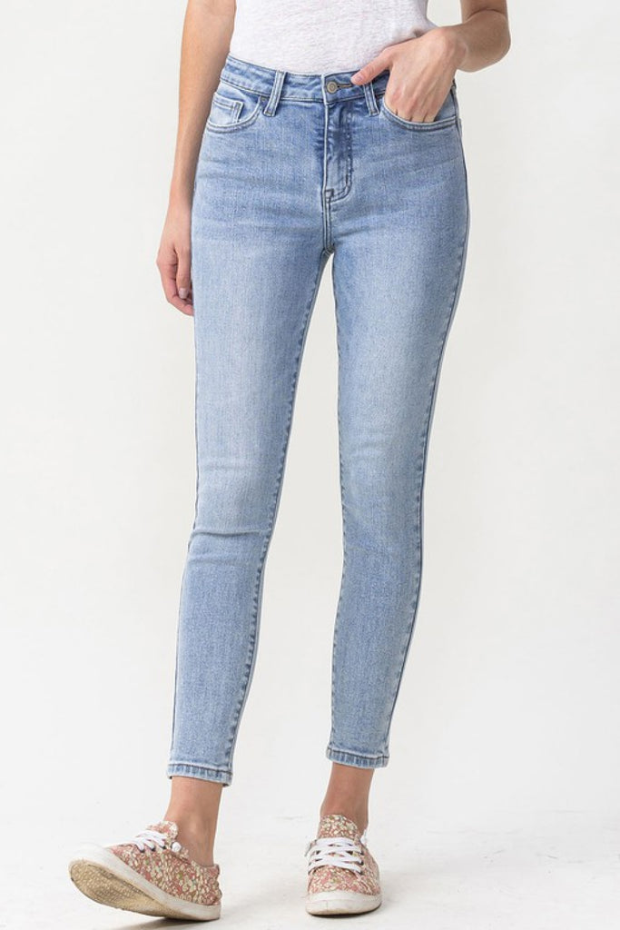 Lovervet Full Size Talia High Rise Crop Skinny Jeans - Scarlet Avenue