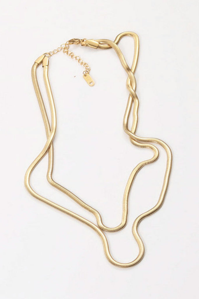 Gold Plated Necklace - Scarlet Avenue