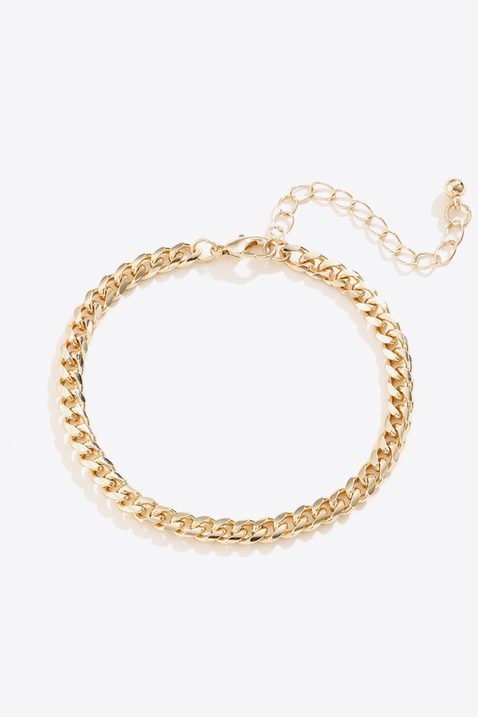 Curb Chain Copper Bracelet - Scarlet Avenue