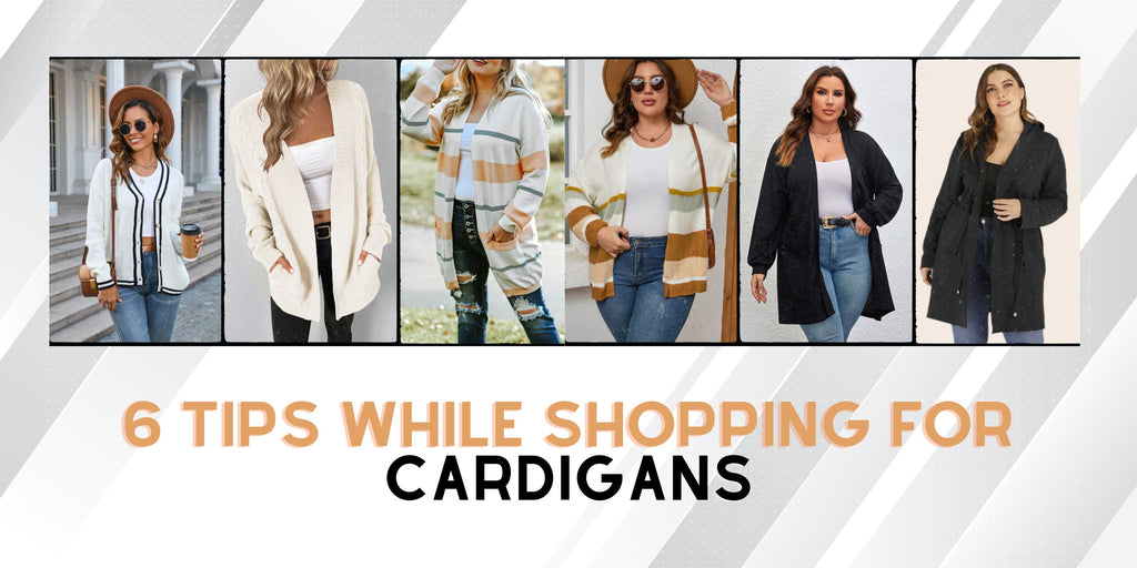 6 Tips to shopping for white and black cardigans