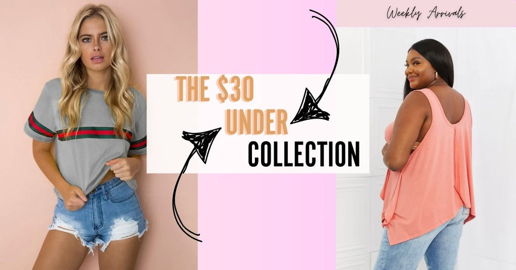 Scarlet avenue's under $30.00 collection