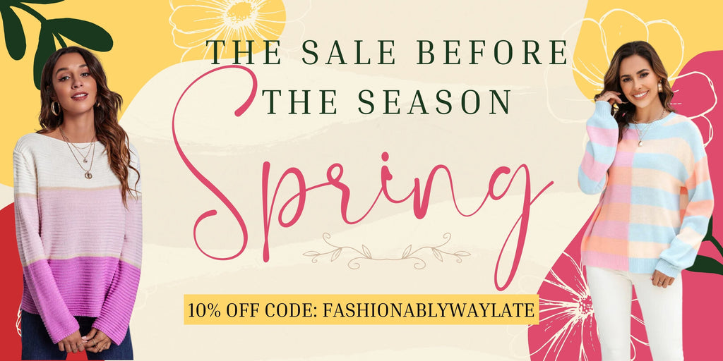 spring discount code - the sale before the season