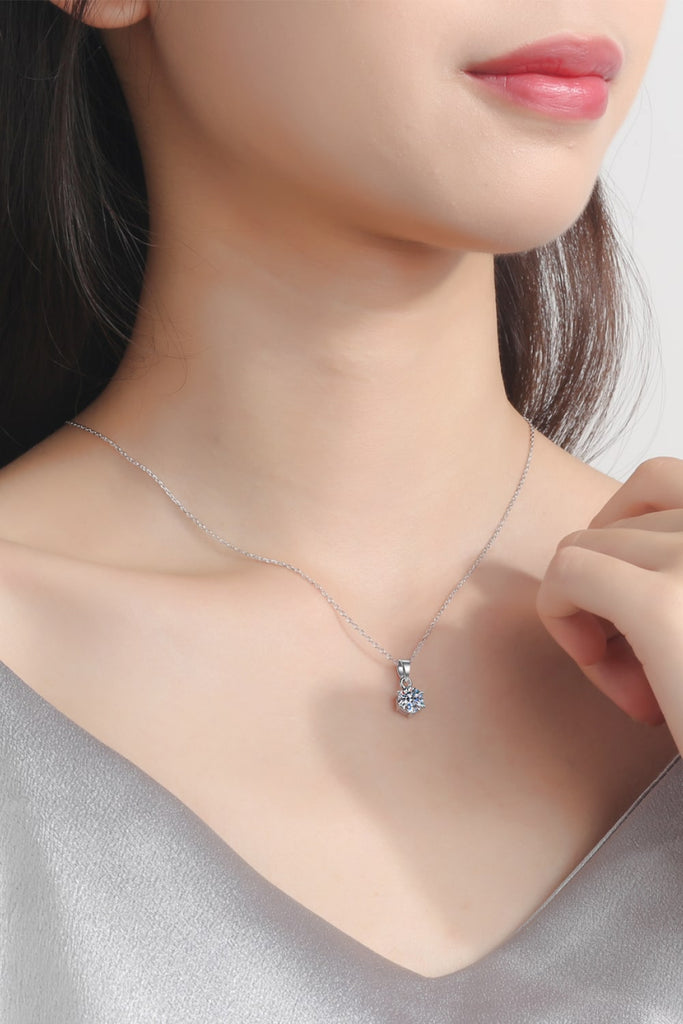 Get What You Need Moissanite Pendant Necklace - Scarlet Avenue