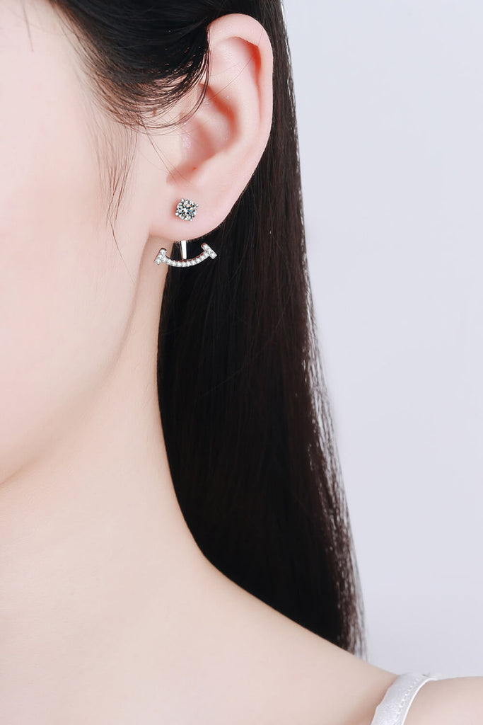 Two Ways To Wear Moissanite Earrings - Scarlet Avenue