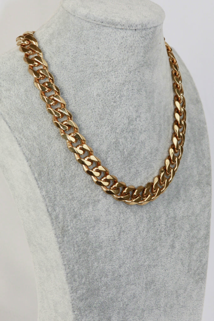 Thick Curb Chain Stainless Steel Necklace - Scarlet Avenue